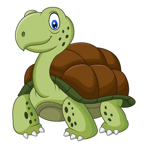 Funny turtle cartoon 10228306 Vector Art at Vecteezy