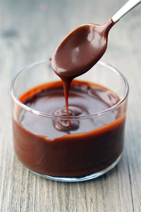 Chocolate Sauce Recipe for Plating, Dipping & Drizzling | DessArts