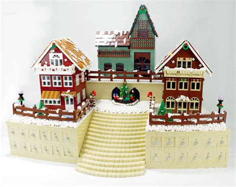 Lego Christmas, Cozy Christmas, Lego Advent Calendar, Gingerbread House, Brick, Display, Wooden ...