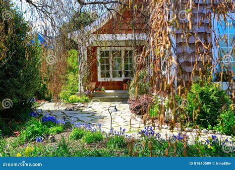 PORT TOWNSEND, WA - APRIL 12, 2014: Exterior of Victorian Style House ...