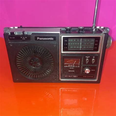 VINTAGE PANASONIC RF-1080 AM/FM/PSB 3-BAND AC/DC Portable RADIO Tested $44.63 - PicClick