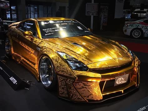 One Million Dollar Gold Plated Car Nissan GT-R - X Auto News