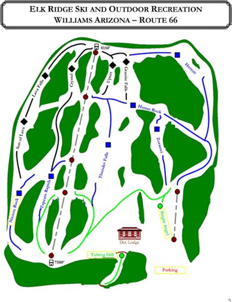 Elk Ridge Trail Map | Liftopia