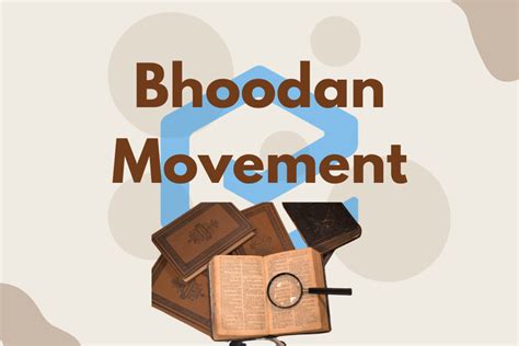 Bhoodan Movement - UPSC Post-Independence Notes