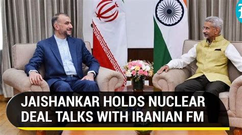 Jaishankar holds talks with Iran foreign minister I Here's what was ...