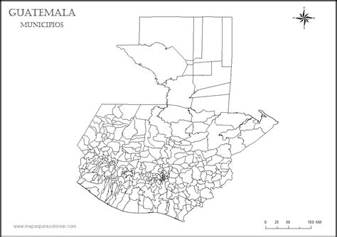 Mapa Tematico De Guatemala Para Colorear : Blog da Educação: Mapa del ...