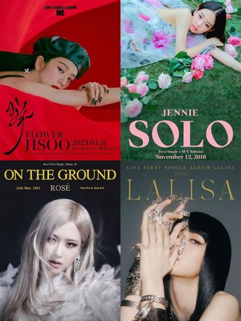 BLACKPINK's SOLO ALBUMS! 4/4 SOLO ALBUMS🥺 | Корейские актрисы, Актрисы