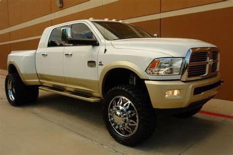 Purchase used 2011 DODGE RAM 3500 LARAMIE LONGHORN EDITION MEGA CAB DIESEL DRW 4WD 8" LIFT ...