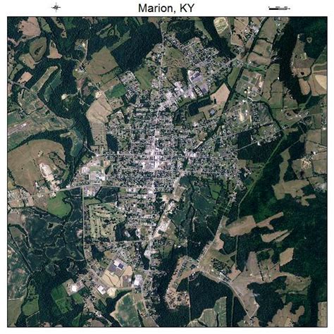 Aerial Photography Map of Marion, KY Kentucky