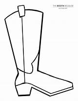 Western Boots Coloring Pages sketch template