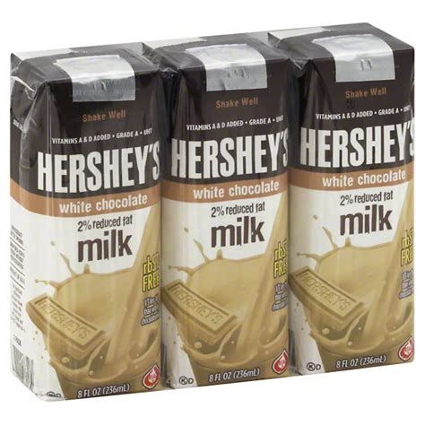 Hershey's 2% Reduced Fat White Chocolate Milk 3 PK - Shop Milk at H-E-B