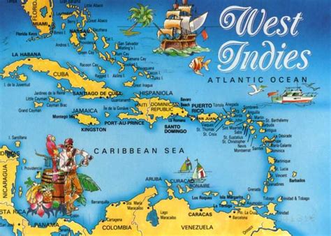 West indies Map. Explore less visited parts of the Caribbean with #TereMoana #smallshipcruising ...