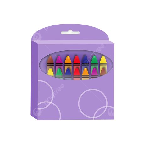 Crayon Box White Transparent, Purple Crayon Box Clip Art, Crayon Box ...