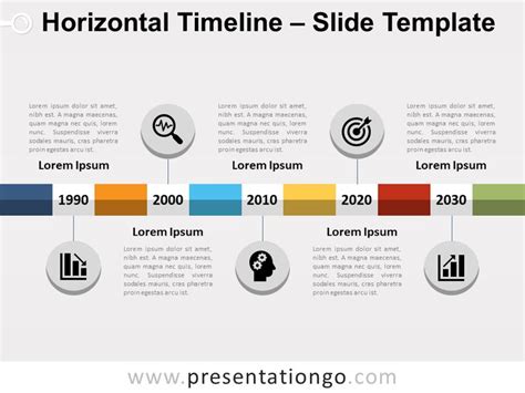 Horizontal Timeline for PowerPoint and Google Slides | Timeline ...