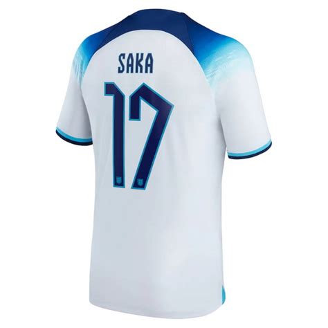 2022/23 Bukayo Saka England Home Men's Jersey