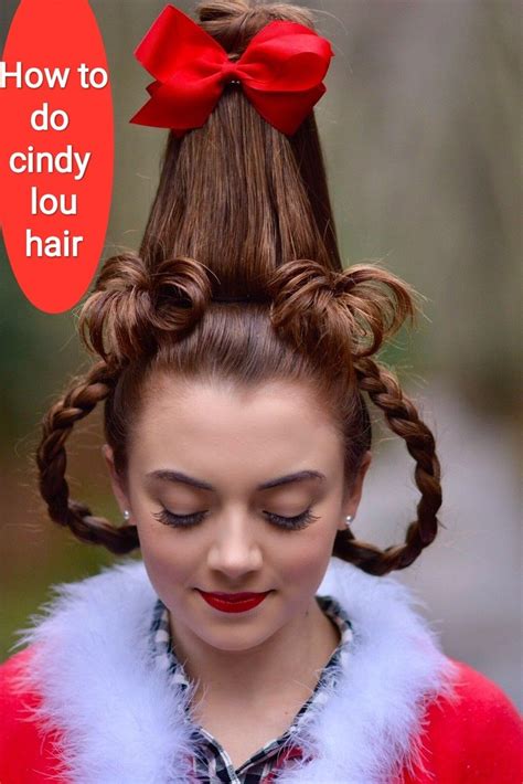 How to do cindy lou hair | Cindy lou hair, Cindy lou who hair, Crazy ...