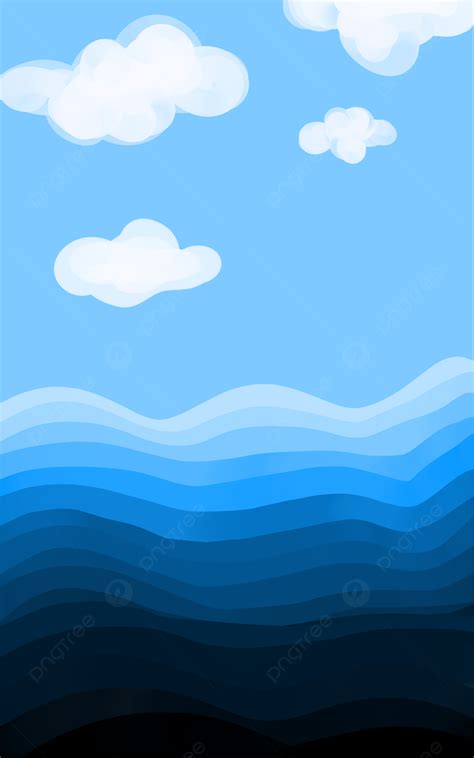 Wallpaper Sea And Cloud Background, Background, Wallpaper, Awan Background Image for Free Download