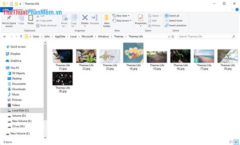 Where is the wallpaper folder in Windows 10? - TipsMake.com