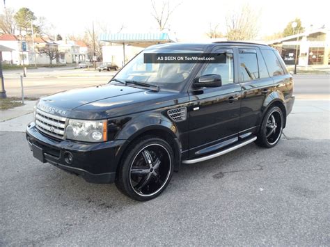 2006 Range Rover Sport Supercharged Black Dvd