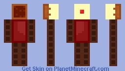 Chocolate man Minecraft Skin