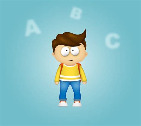 Illustrator vector tutorial: Boy cartoon style | Vector freebies, Illustrator tutorials and ...