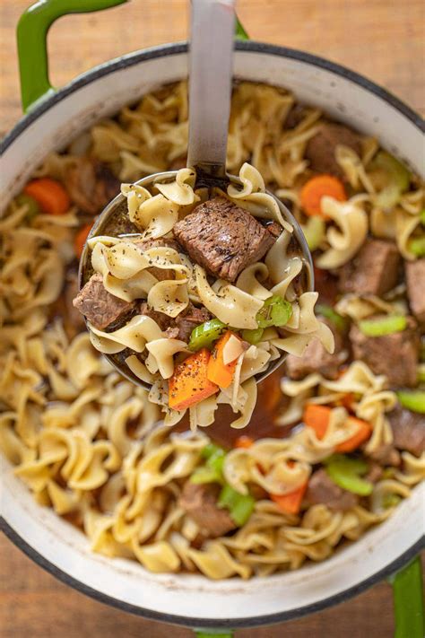 The BEST Beef Noodle Soup Recipe (So Easy!) - Dinner, then Dessert