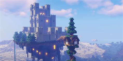 Minecraft Design Ideas For Sky Fortresses & Cloud Cities