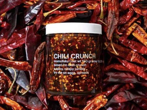 MOMOFUKU CHILI CRUNCH — spicy-crunchy chili oil adds a flash of heat a ...