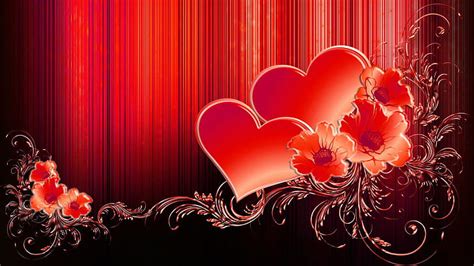 HD wallpaper: Valentine Hearts, nice, lovely, pretty, background ...