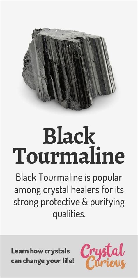 Black Tourmaline Healing Properties & Benefits | Tourmaline healing, Black tourmaline, Tourmaline