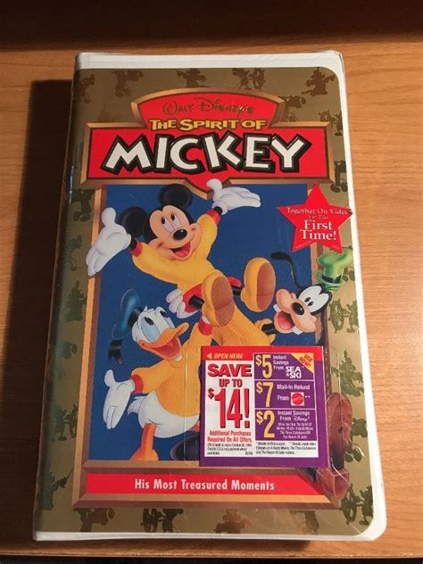 The Spirit of Mickey (VHS, 1998) Walt Disney | Mickey, Vhs, Walt disney