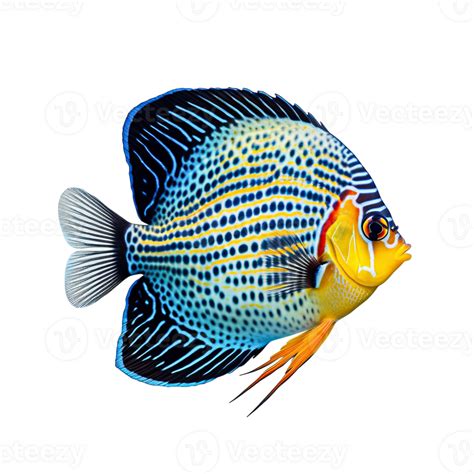 Tropical fish isolated on transparent background, created with ...