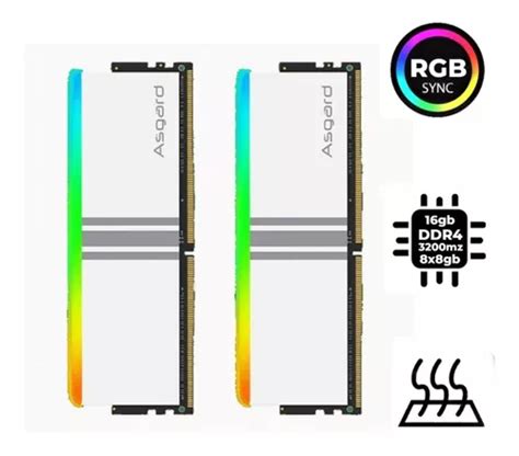 Memoria Ddr4 Asgard Valkyrie Oc V5 3200mhz 16gb 8gb X2 | Parcelamento ...