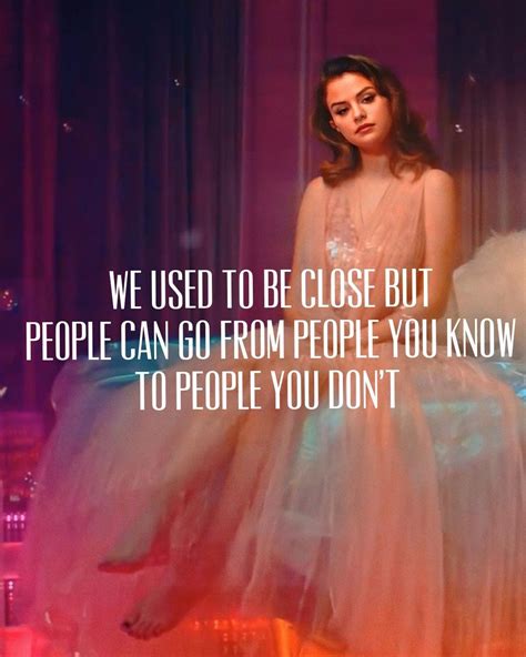 Rare Selena Gomez lyrics People you Know | Selena gomez album, Selena ...