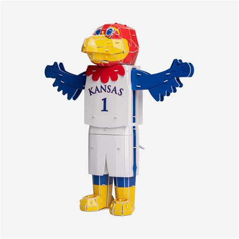 Big Jay Kansas Jayhawks PZLZ Mascot FOCO - FOCO.com Team Mascots, Kansas Jayhawks, Gameday, Wind ...