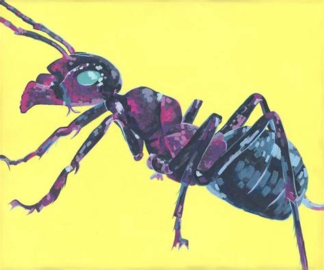 Ant Painting | Ant art, Original animal painting, Pop art painting