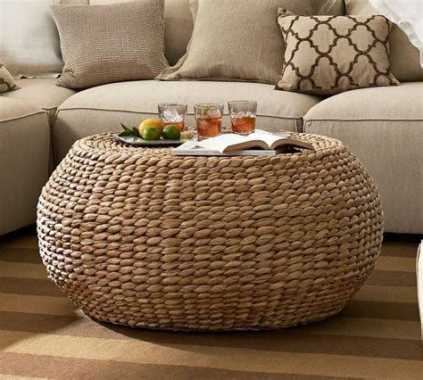 2024 Best of Coffee Table with Wicker Basket Storage