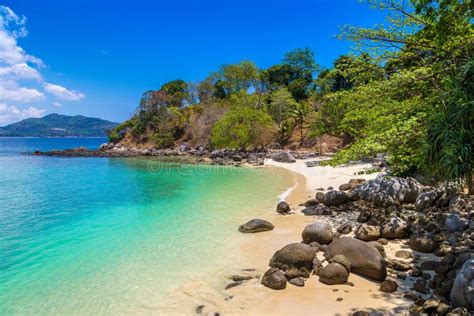 Paradise beach on Phuket stock photo. Image of relaxation - 261902964