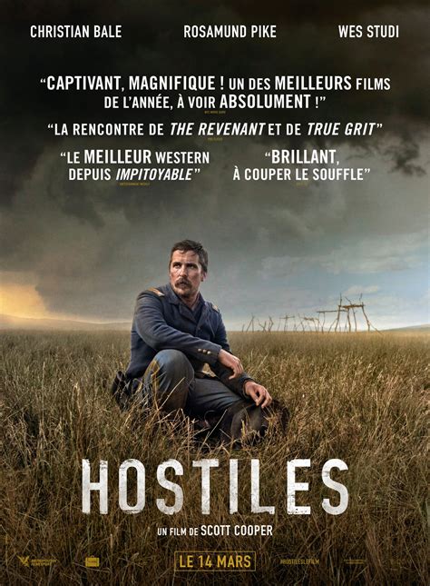 "Hostiles" : Un western humaniste, pro-amérindien et féministe de Scott Cooper avec Christian ...