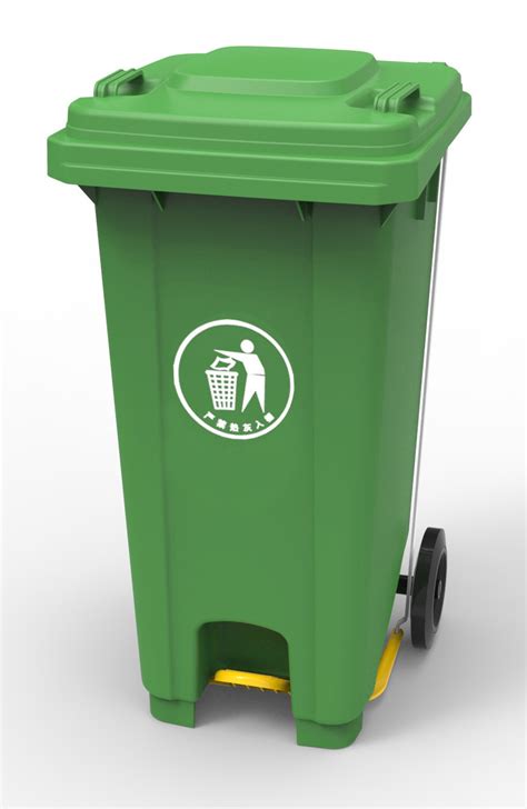 Outdoor Garbage Bin With Wheels 240 Liters Wheeled Waste Trash Can ...