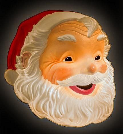 Lighted Light up Santa Face 24x25" | Santa face, Christmas wall decor ...