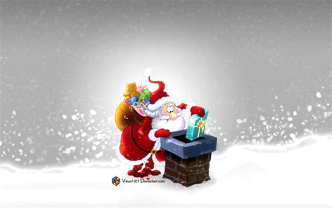 Funny Santa Christmas Wallpapers - Wallpaper Cave