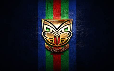 New Zealand WarriorsNova Zelândia clube de rugbyNRLlogotipo azulfibra ...