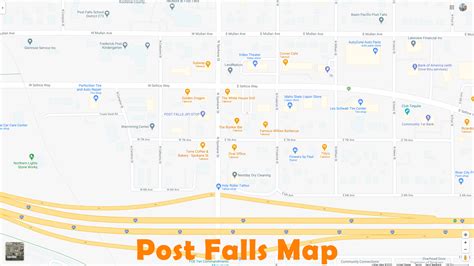 Post Falls, Idaho Map