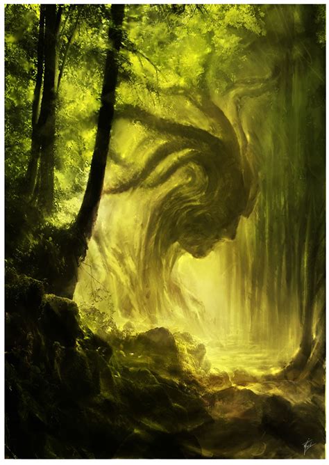 GREENMAN | Fantasy landscape, Art, Green man