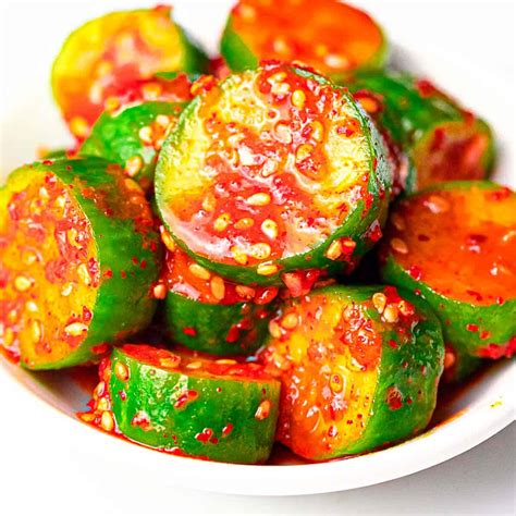 Spicy Korean Cucumber Salad (Oi Muchim) | Recipe Cart