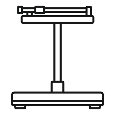 Mechanical scales icon, outline style 14480974 Vector Art at Vecteezy