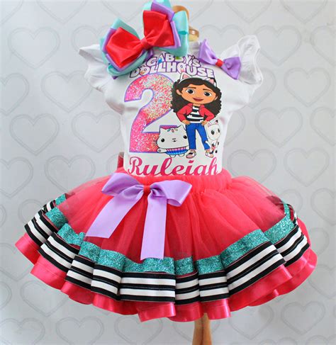 Gabby Dollhouse tutu set-Gabby Dollhouse outfit-Gabby Dollhouse dress – Pink Toes & Hair Bows