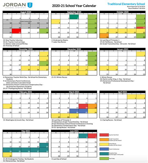 Calendars – Herriman Elementary