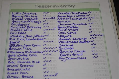 Know What's In Your Freezer, Free Printable Freezer Inventory Sheet!